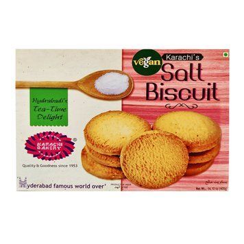 Печиво веганське солоне Karachi Bakery Vegan Salt Biscuits 400г 2965734438 фото